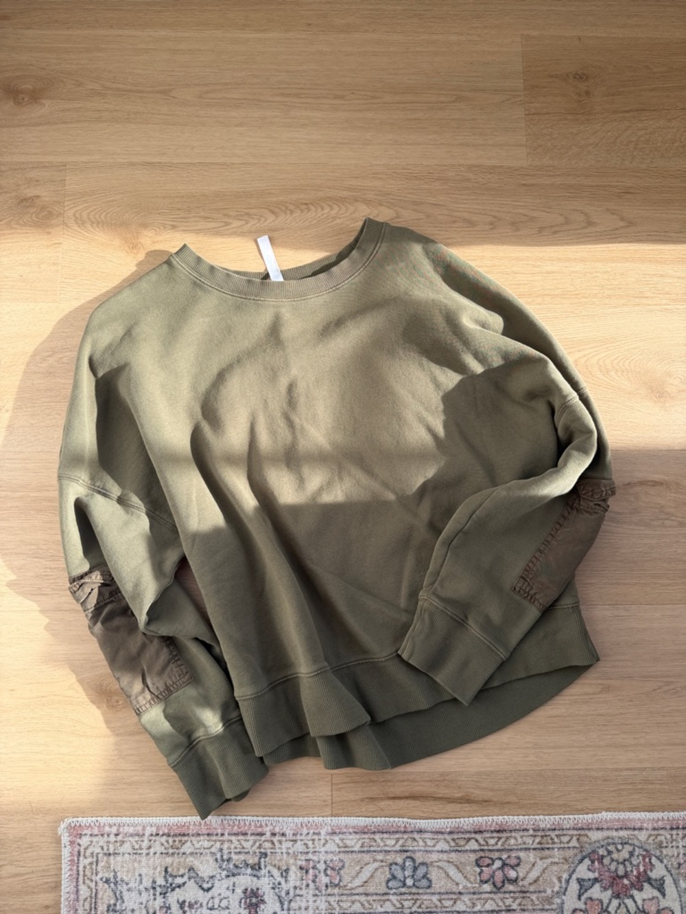 Fabletics Olive Crewneck Sweatshirt